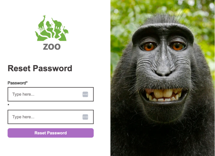 A monkey smiling and login screen

AI-generated content may be incorrect.