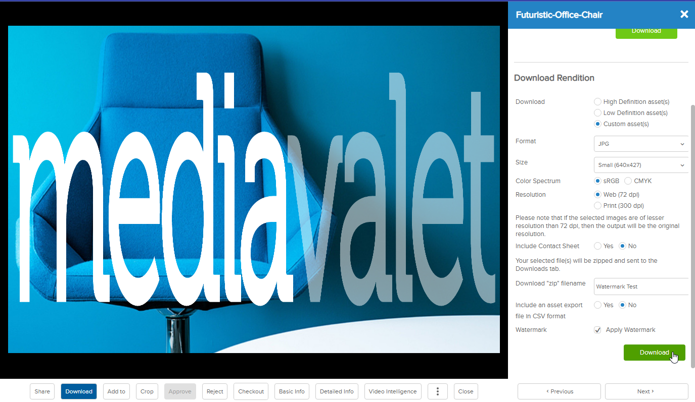 How to Apply a Watermark when Sharing and Downloading Images ...